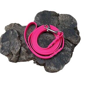 6' 8" Biothane Dog Leash - 1/2" width - waterproof, stink proof USA Made